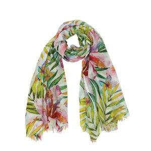 Myra Brand Art of Leaf Summer or Spring Scarf or Wrap